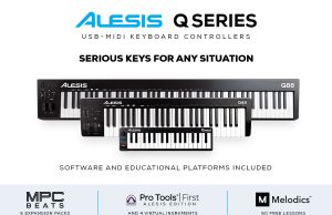 Alesis Refreshes Q Series Midi Keyboard Controllers With Portable Addition & New Features